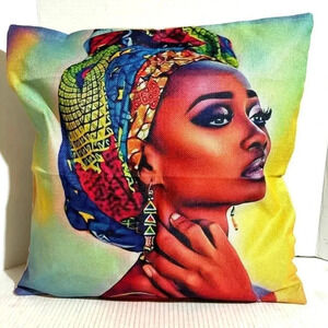 Add some tribal flair to your decor handcrafted zippered pillow case